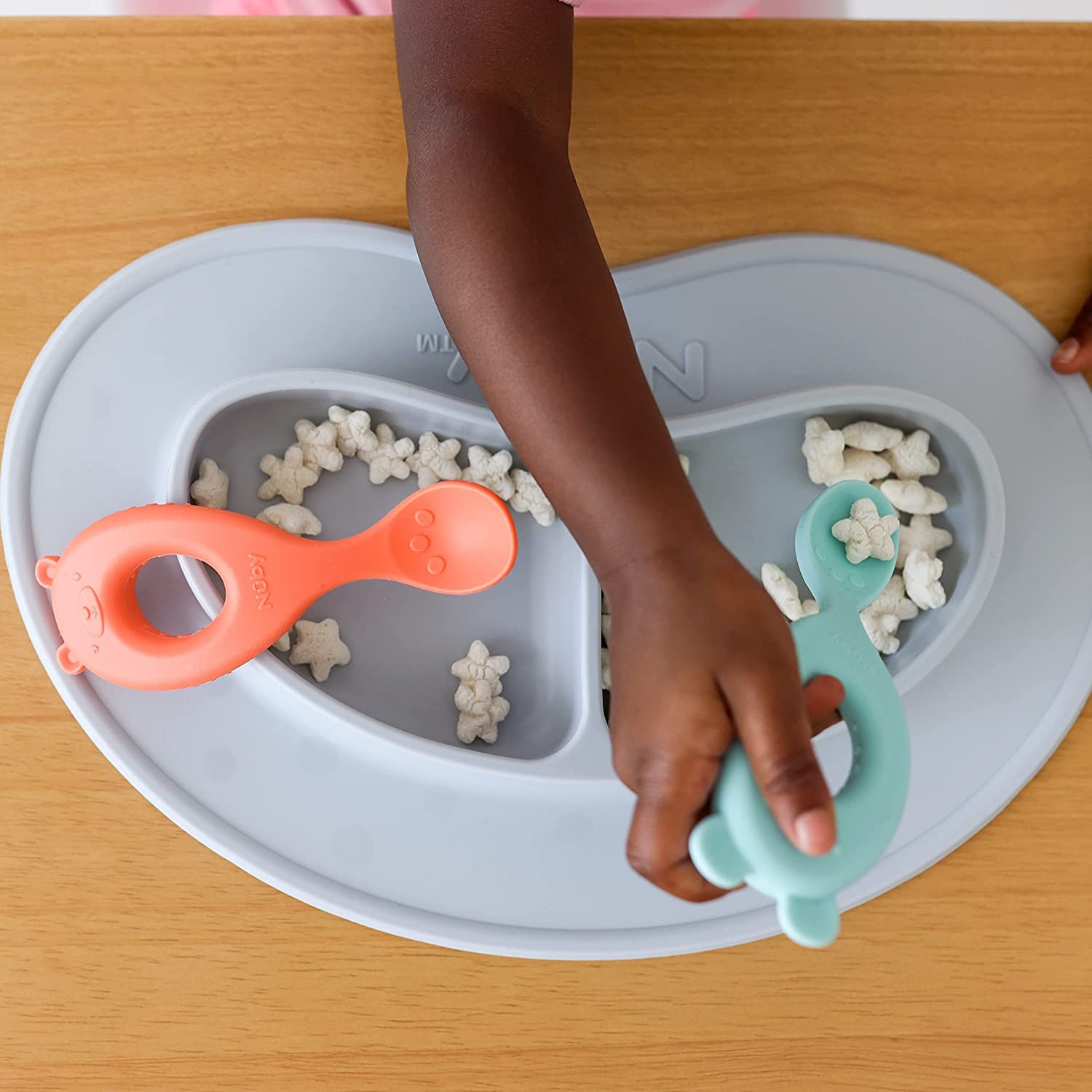 Silicone Easy Grip Spoons (2 Pack)