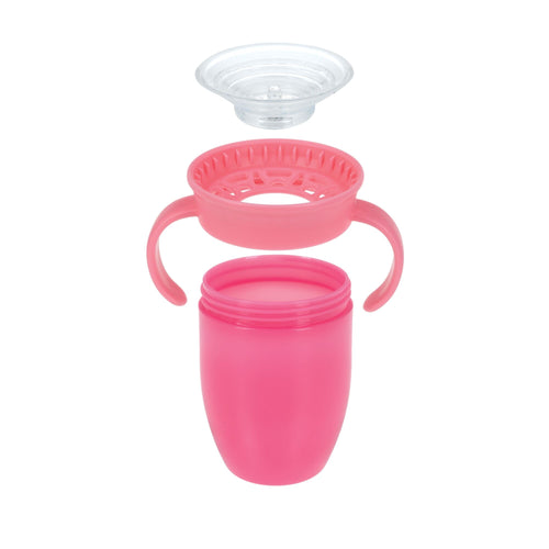 360 Wonder Cup with Handles (3 Pack - 7 oz) | Purple/Pink/Aqua